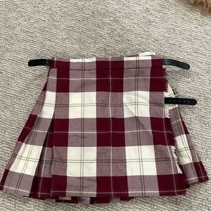 Plaid Mini Skirt